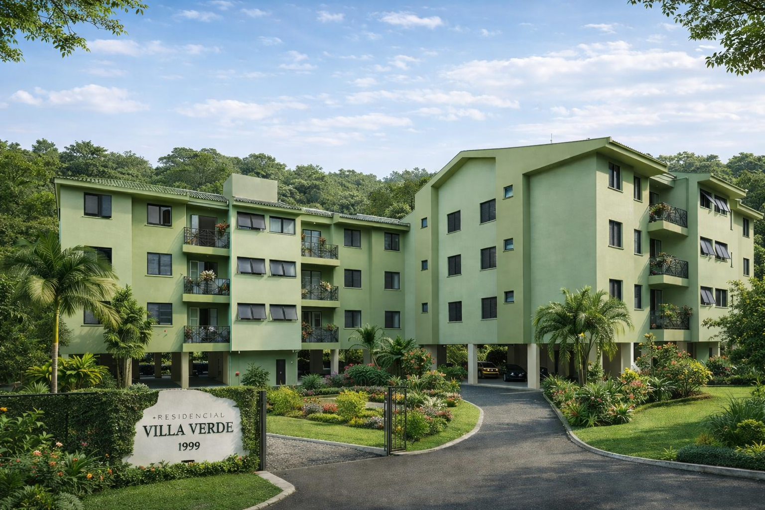 Fachada do empreendimento Villa Verde Residencial